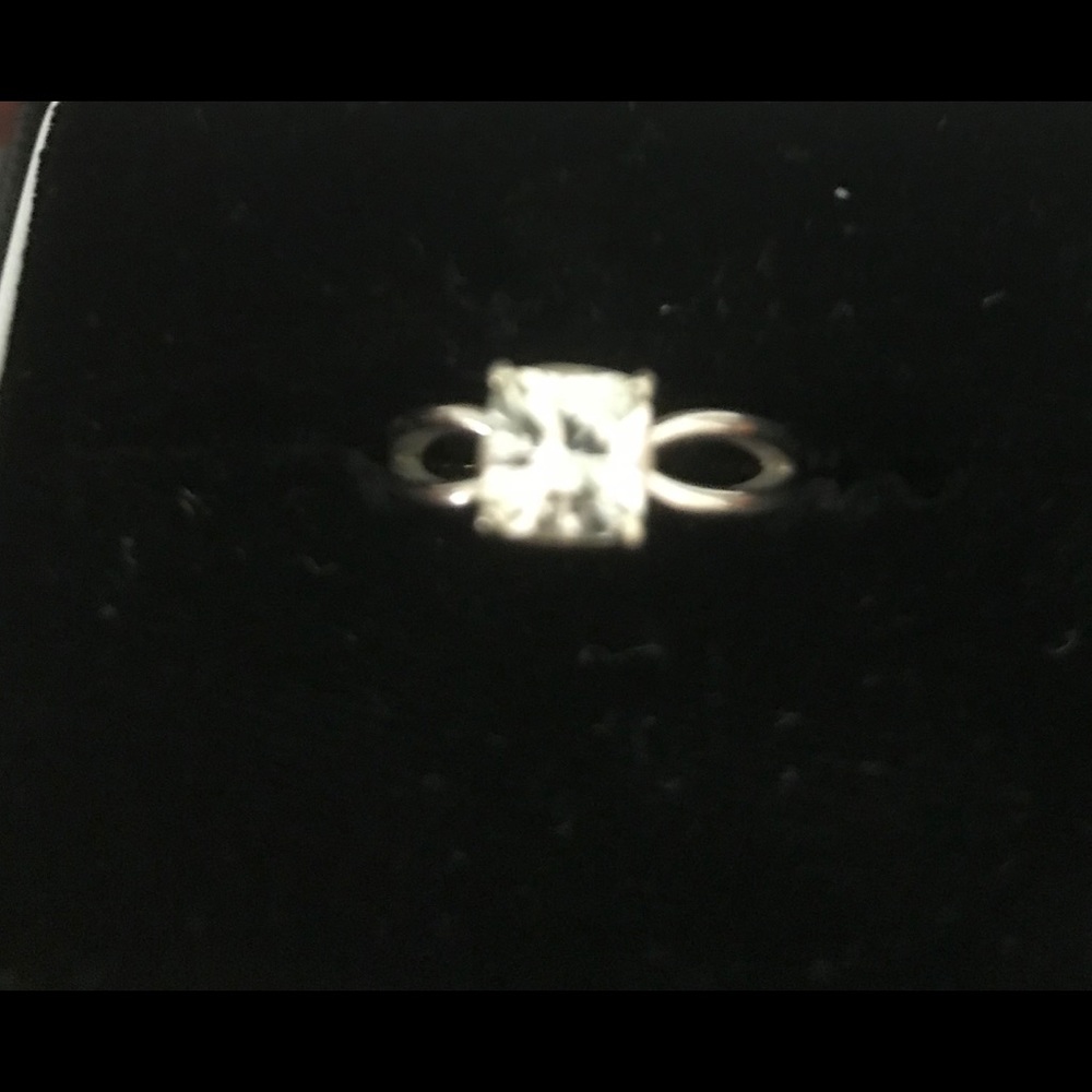 Moissanite ring